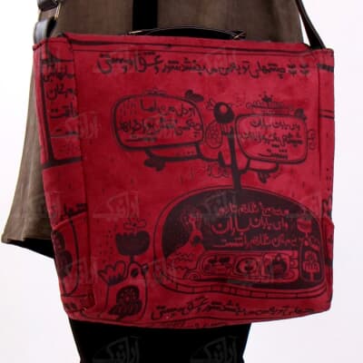 کیف‎ ‎دانشجویی‎ ‎‎اشبالت‎ ‎‎‎قرمز‎ ‎‎‎چاپی‎ طرح مهتاب ‎‎